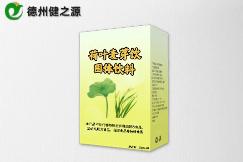荷葉麥芽飲固體飲料代加工-生產工藝流程解析-德州健之源